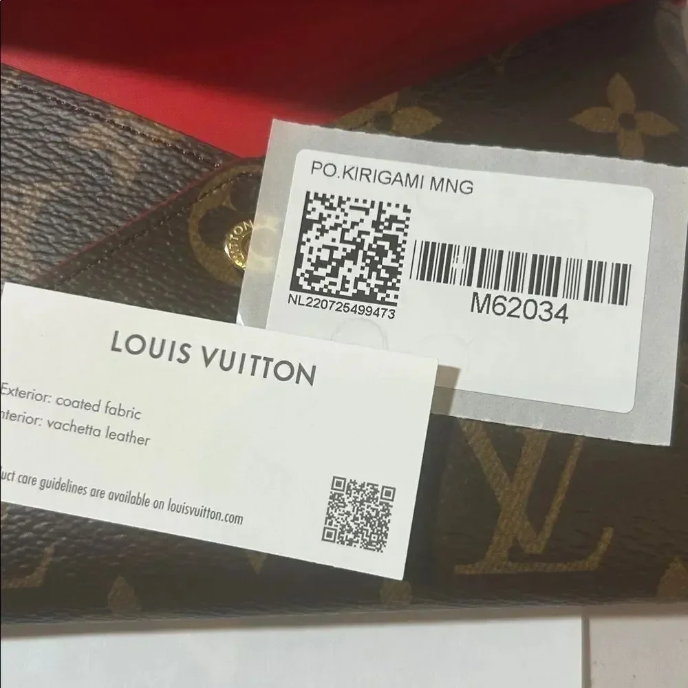 Louis Vuitton Brown and Red Pochette
